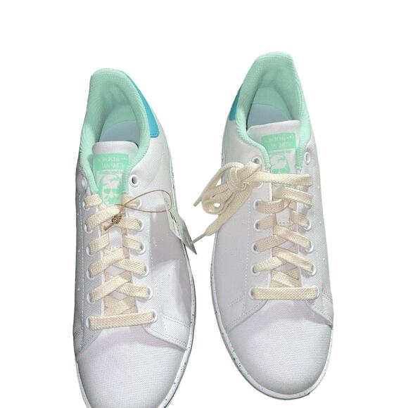 Adidas Stan Smith White Mint Rush Sneakers GY4832 Mens Size 12 - Picture 1 of 8